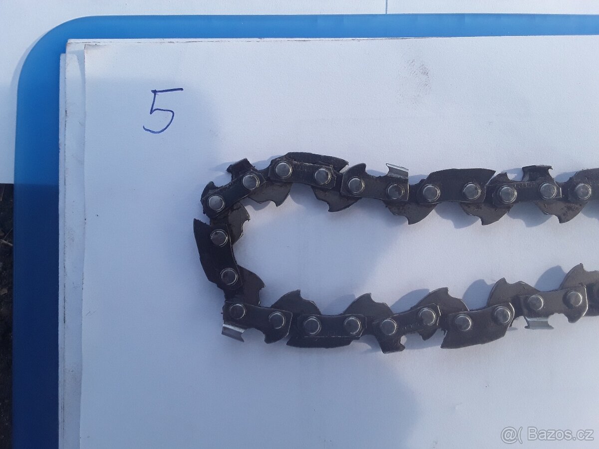 Prodám řetězy na pilu rozteč 19mm 3/8" - 6