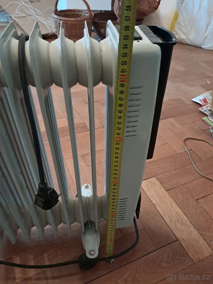 Plně funkční elektrický olejový radiátor - 6