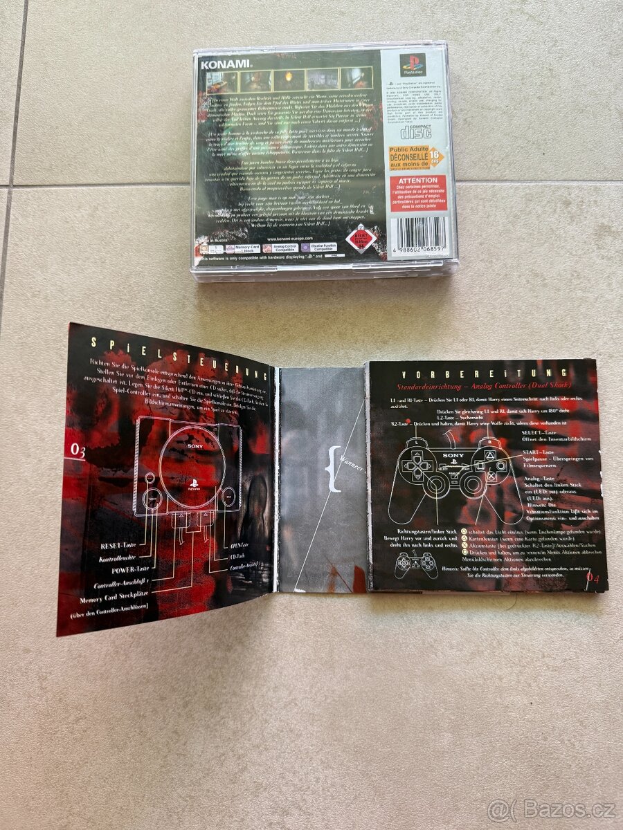 SILENT HILL platinum original playstation 1 - 6