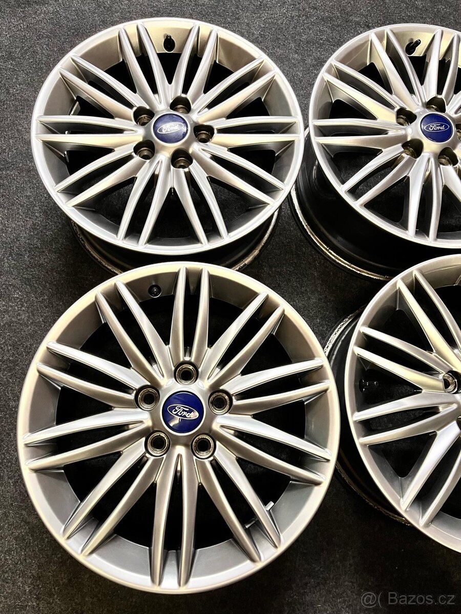 5x108 R16 originál alu disky Ford + senzor - 6