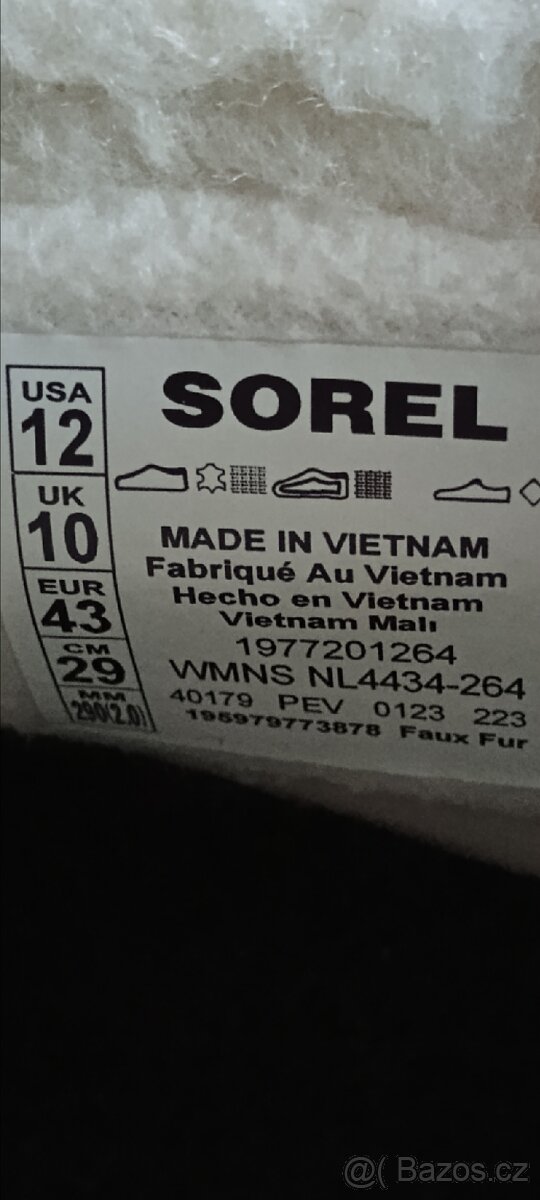 Sorel zimní boty dámské vel.43 - 6