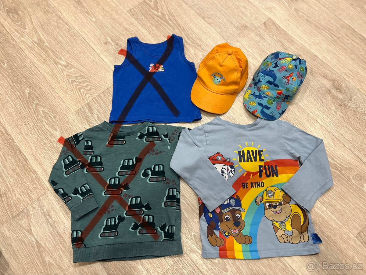 Balík kluk 82-98(až 3roky)mikiny,trička,tepláky - 6