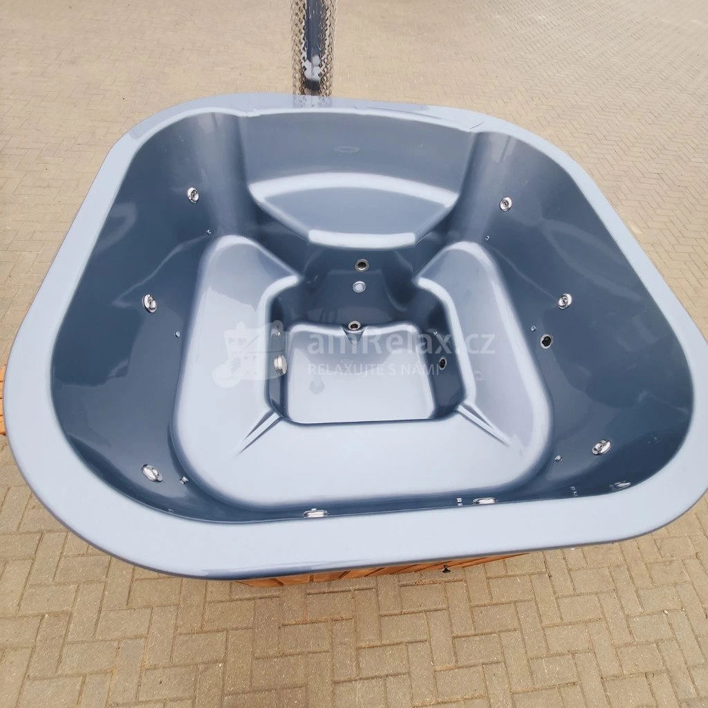 Koupací sud s hydromasážním a aeromasážním systémem - 6