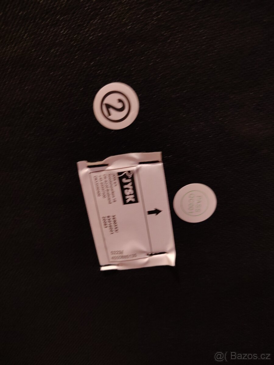 Modré semišové křeslo Jysk - 6