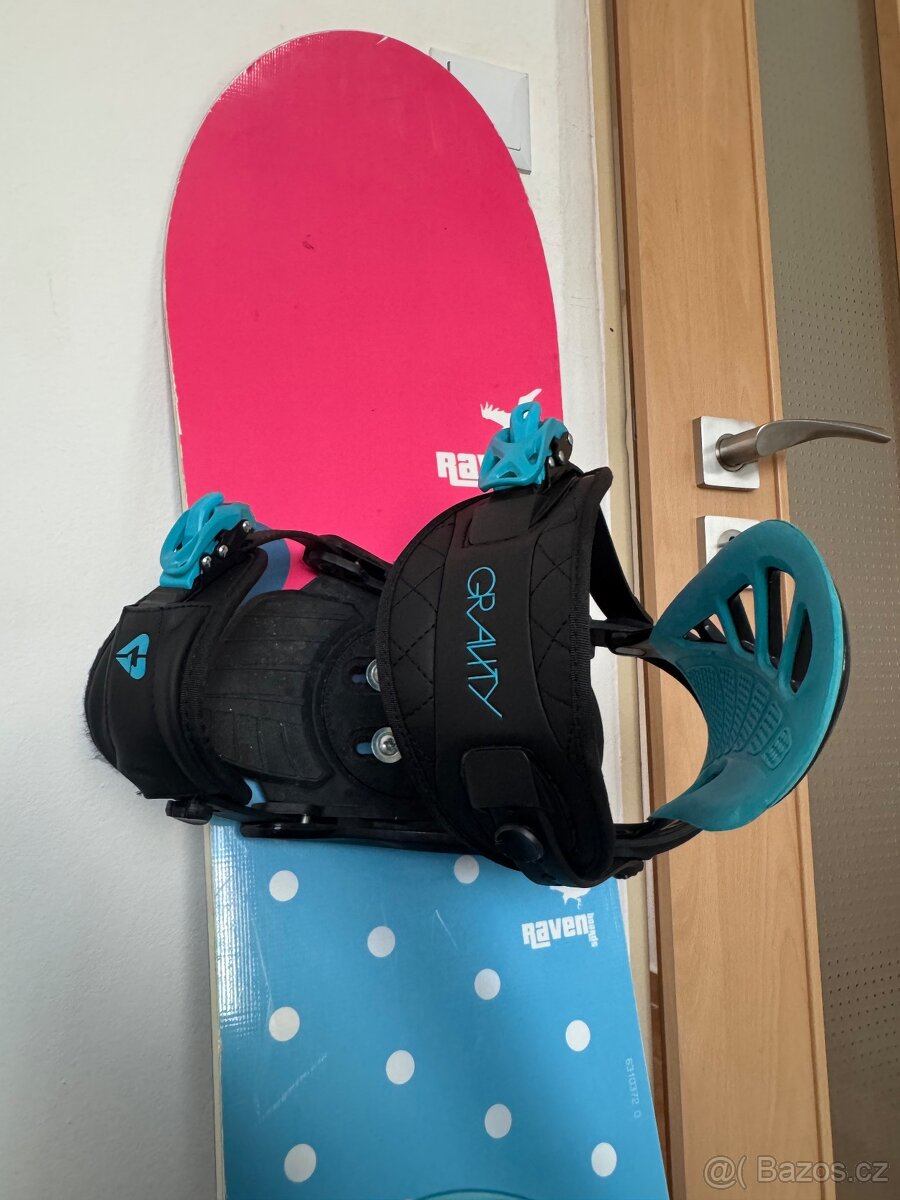 Snowboard Raven s vázáním Gravity 140 cm - 6