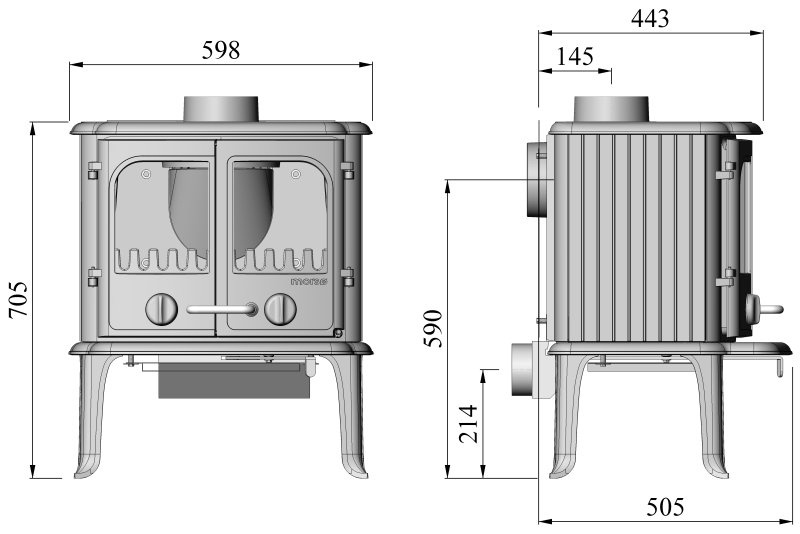 Prodám litinová kamna MORSO 2110 - 6