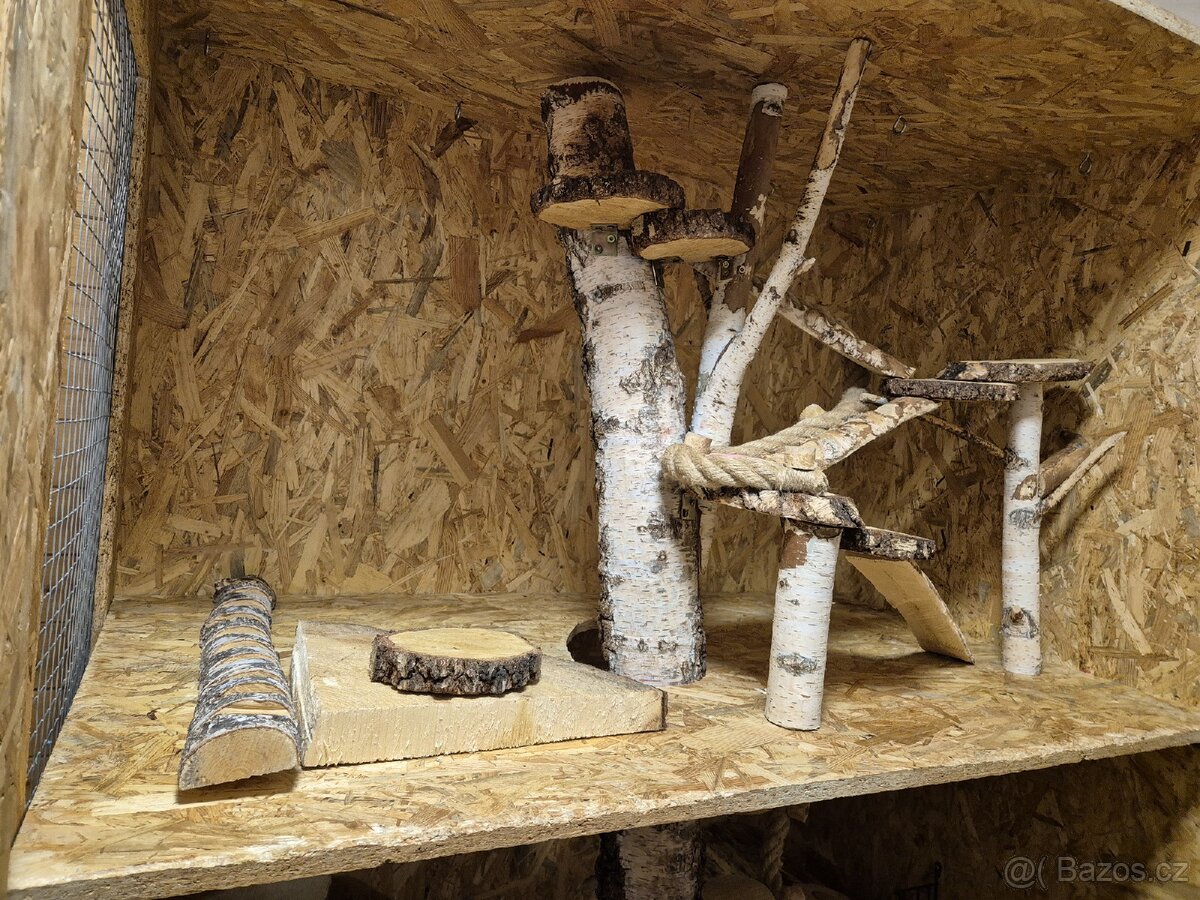 Klec pro činčily, osmáky (hlodavce) - 6