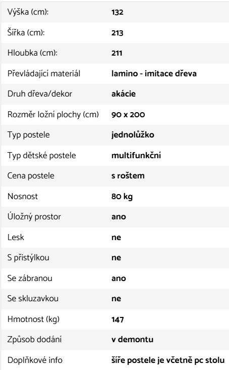 Dětská multifunkční postel - 6
