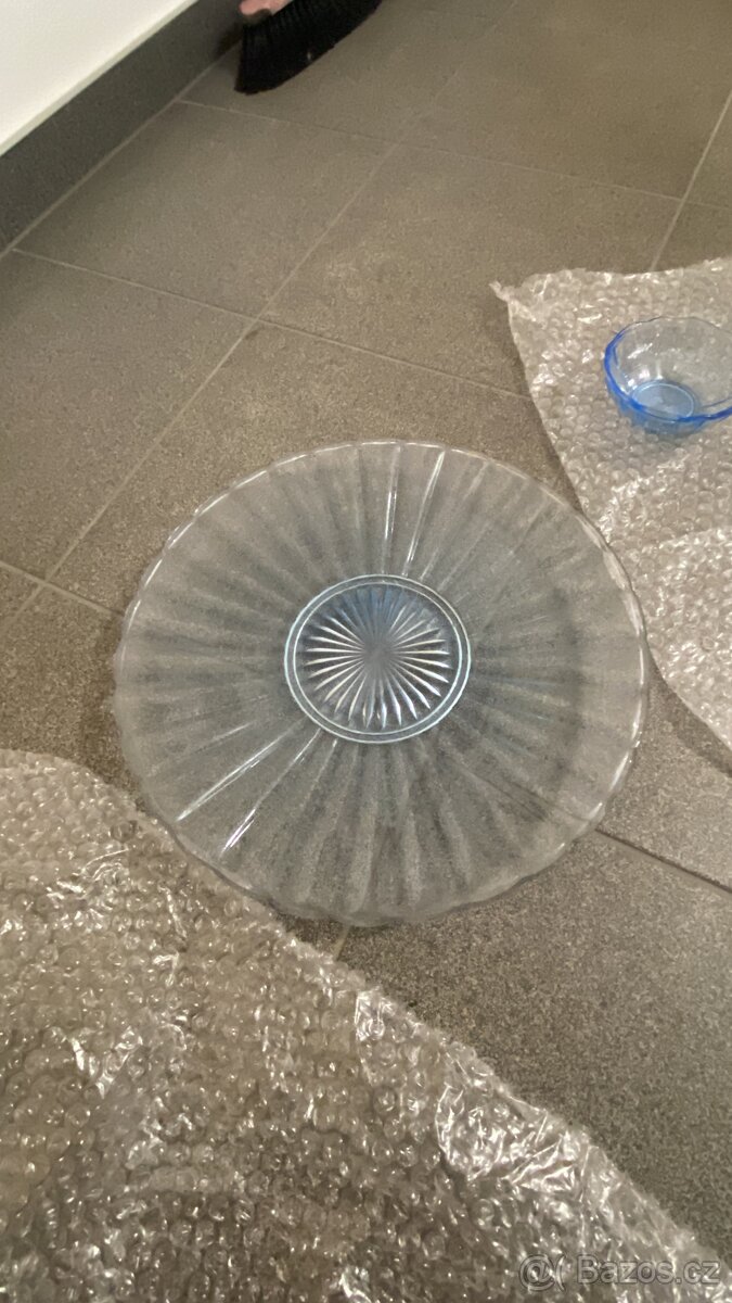 Modrý skeleněný set - 6