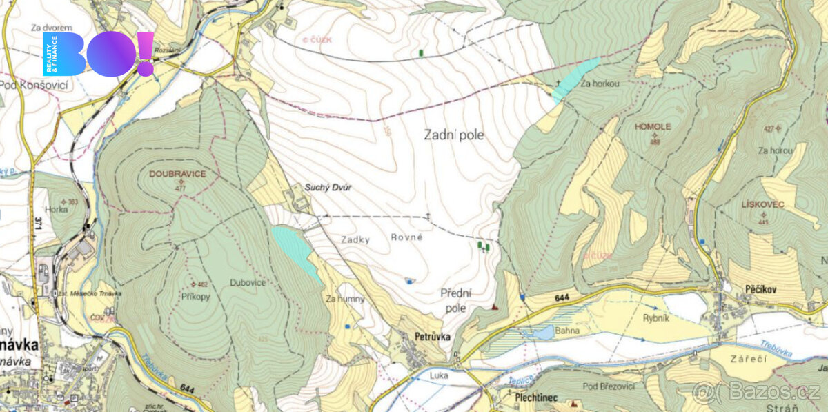 Souhrn lesních pozemků Pěčíkov u Městečka Trnávky - 6