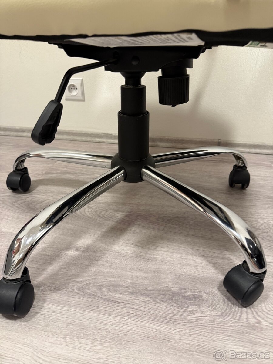 Kancelárske kreslo - Krémová farba - 6