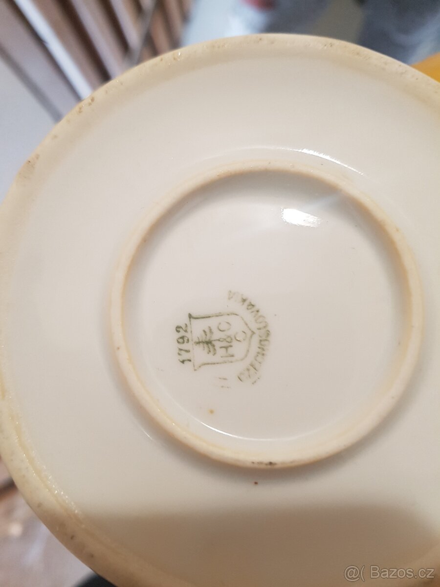 Servis perleťový starožitny - 6