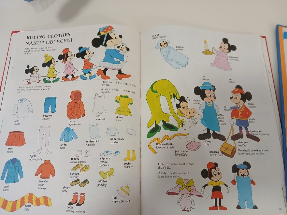 Knihy naučné + Anglicko - český obrázkový slovník - 6