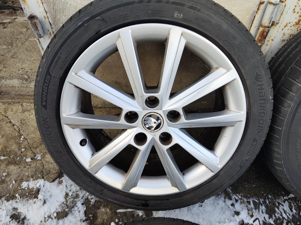 17"letní alu sada Teron 5x112 origo Škoda Octavia 3 Golf 7 - 6