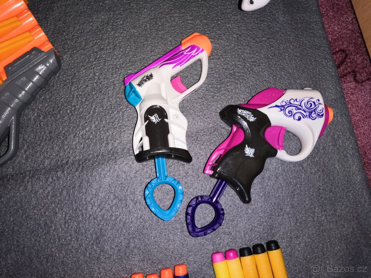 Zbraně nerf rebelle, nerf doomlands, naboje, terče - 6