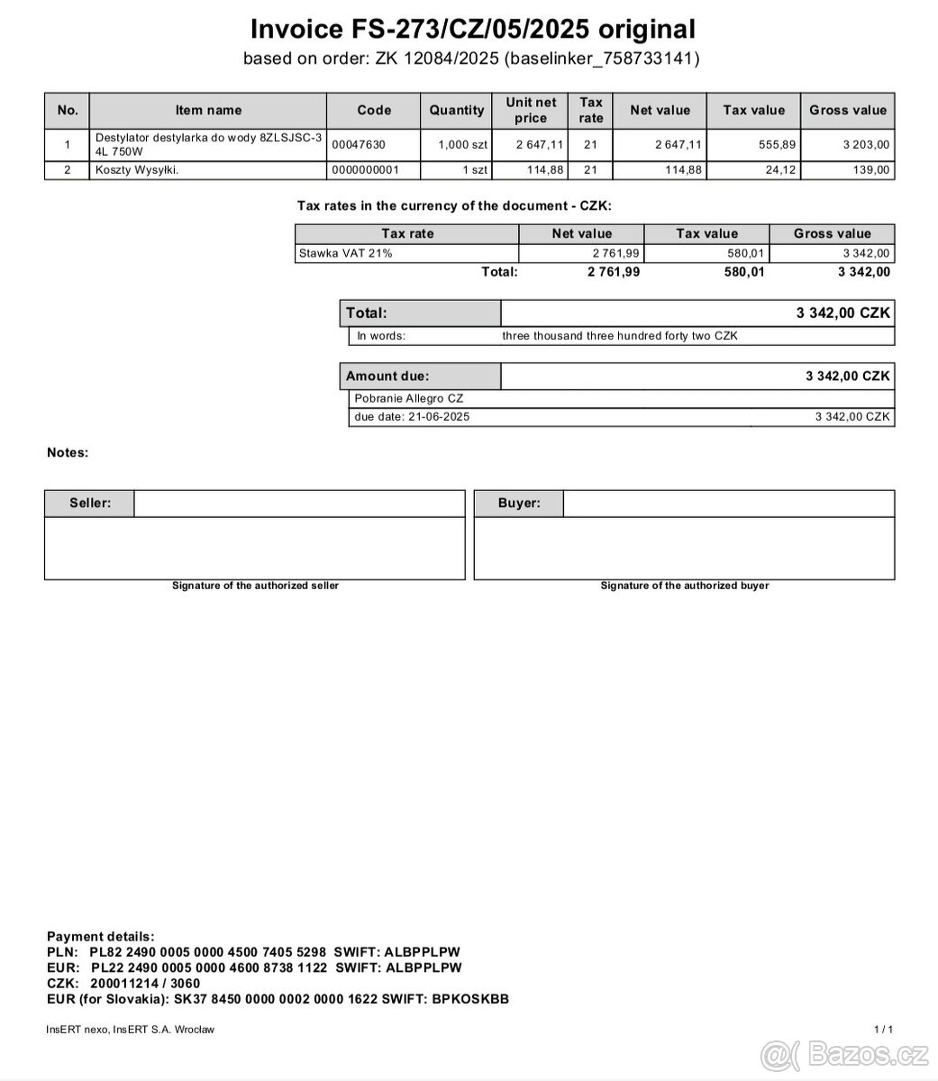 Destilátor vody (water distiller). Nový stav. - 6