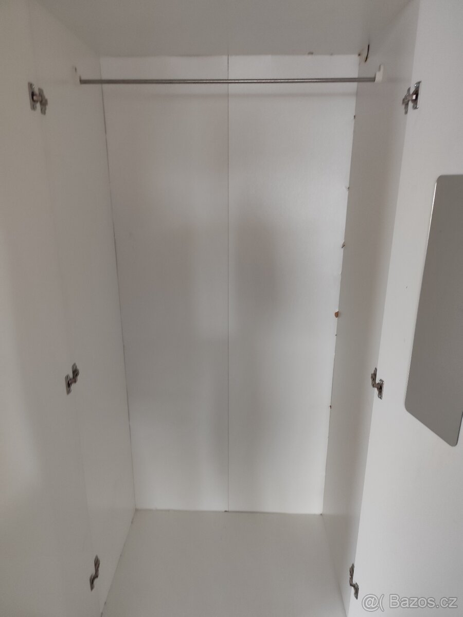 Šatní skříň bílá - 6