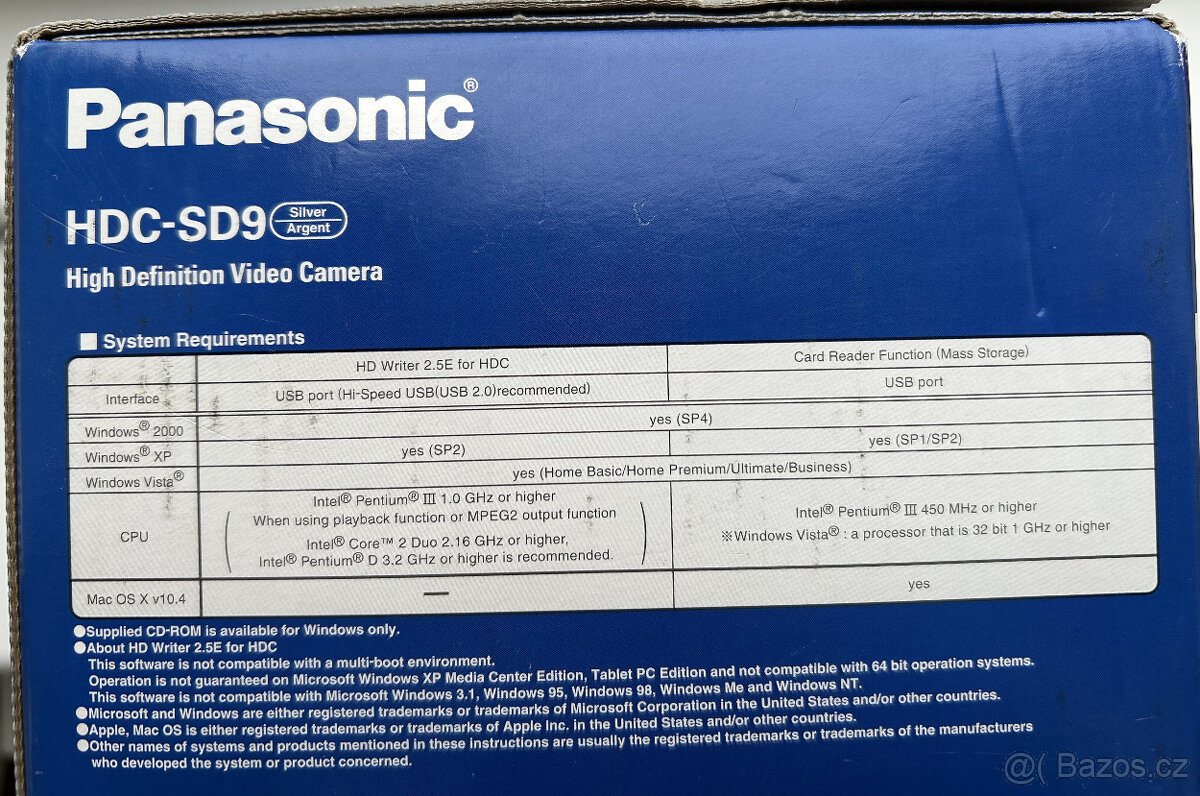 Digitální kamera Panasonic HDC-SD9 - 6