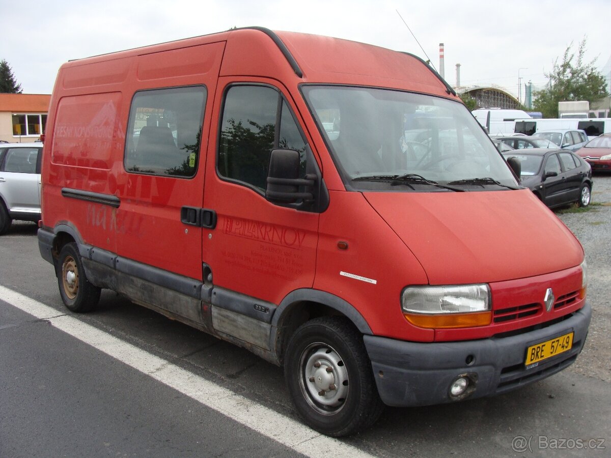 Renault Master, 2.5 D, L2H2, 6 míst,167000 km - 6