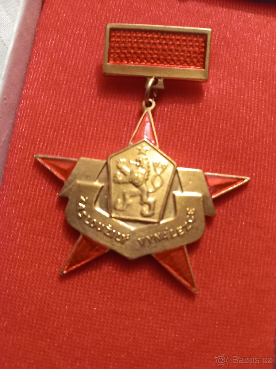 Vyznamenání ,řád,medaile -zasloužilý vynálezce perfektní sta - 6