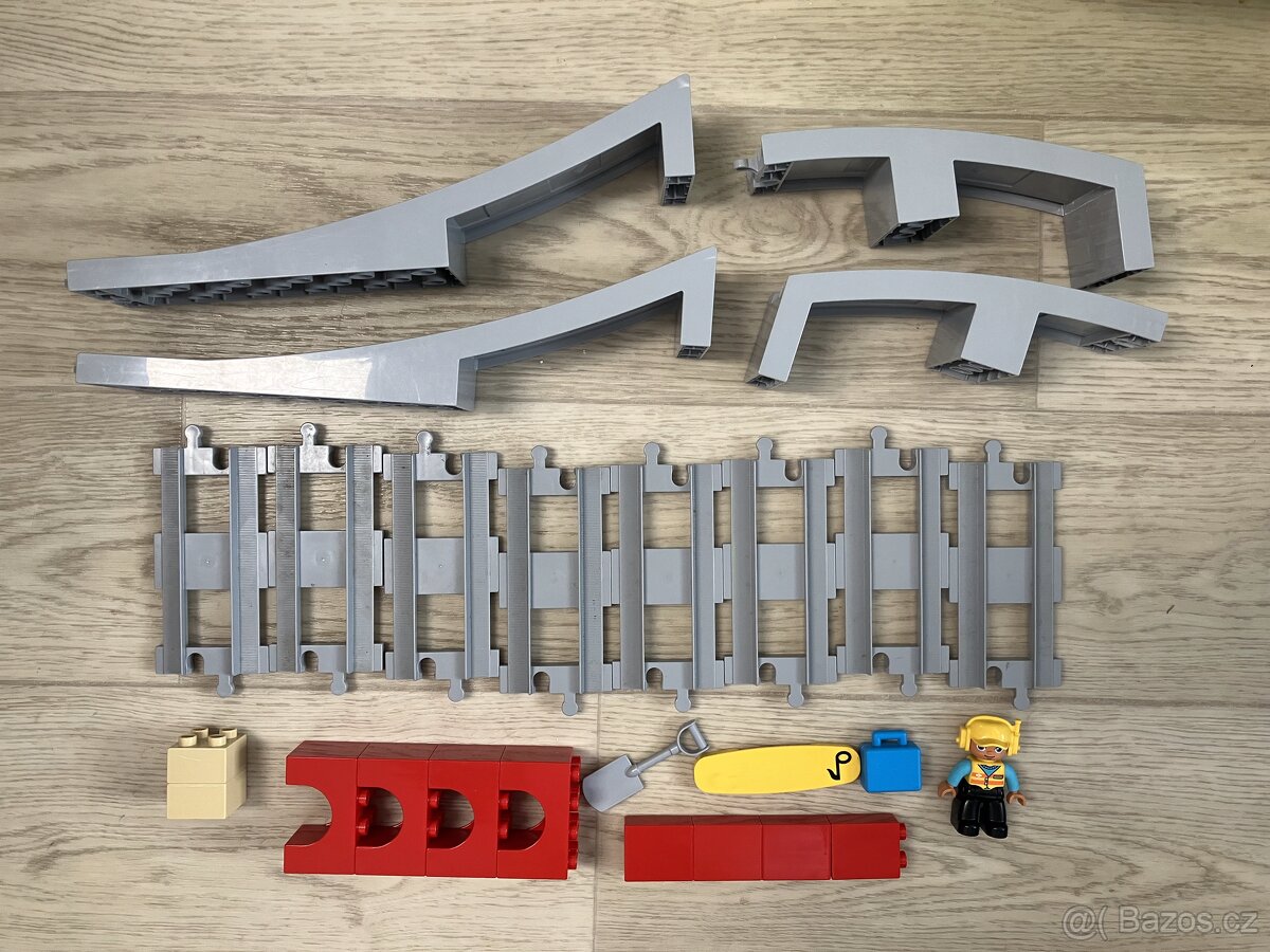 Lego Duplo Vláček + koleje (10874/10872/2x10882) - 6