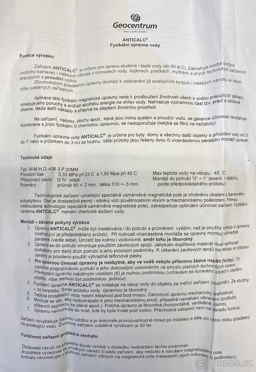 Změkčovač vody - 6