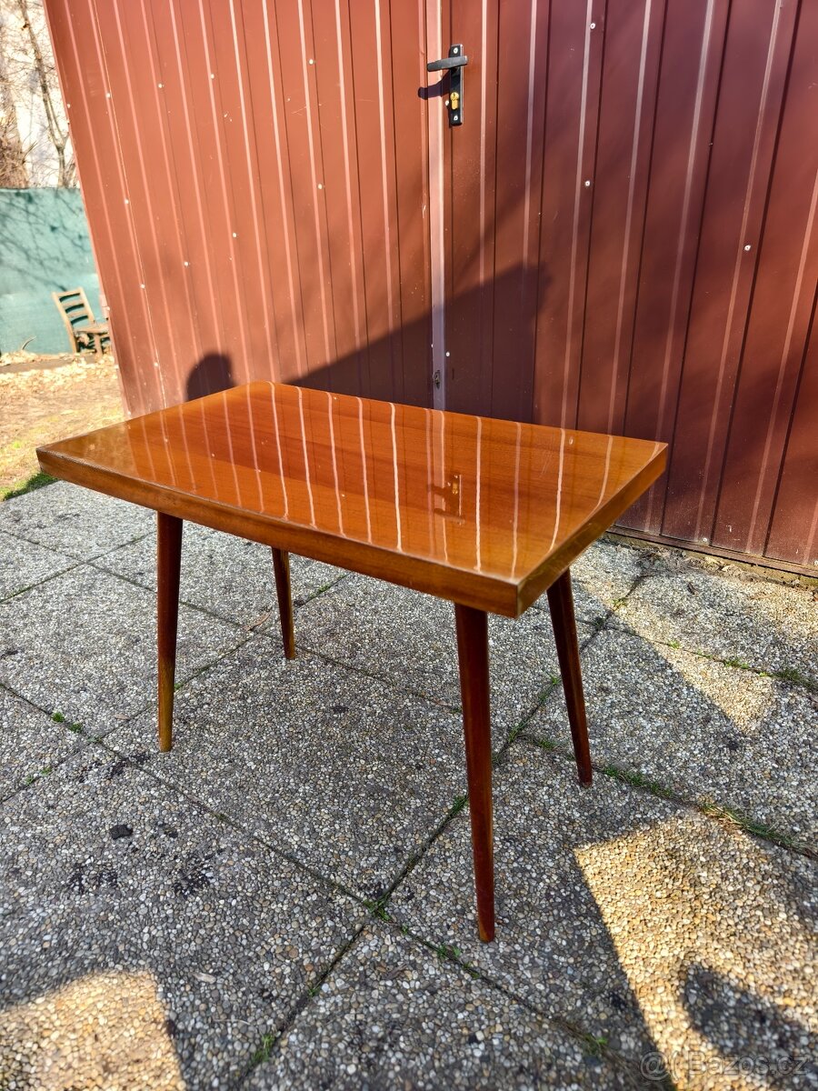 ¨Mini konferenční /TV stolek Brusel Tmavý - 6