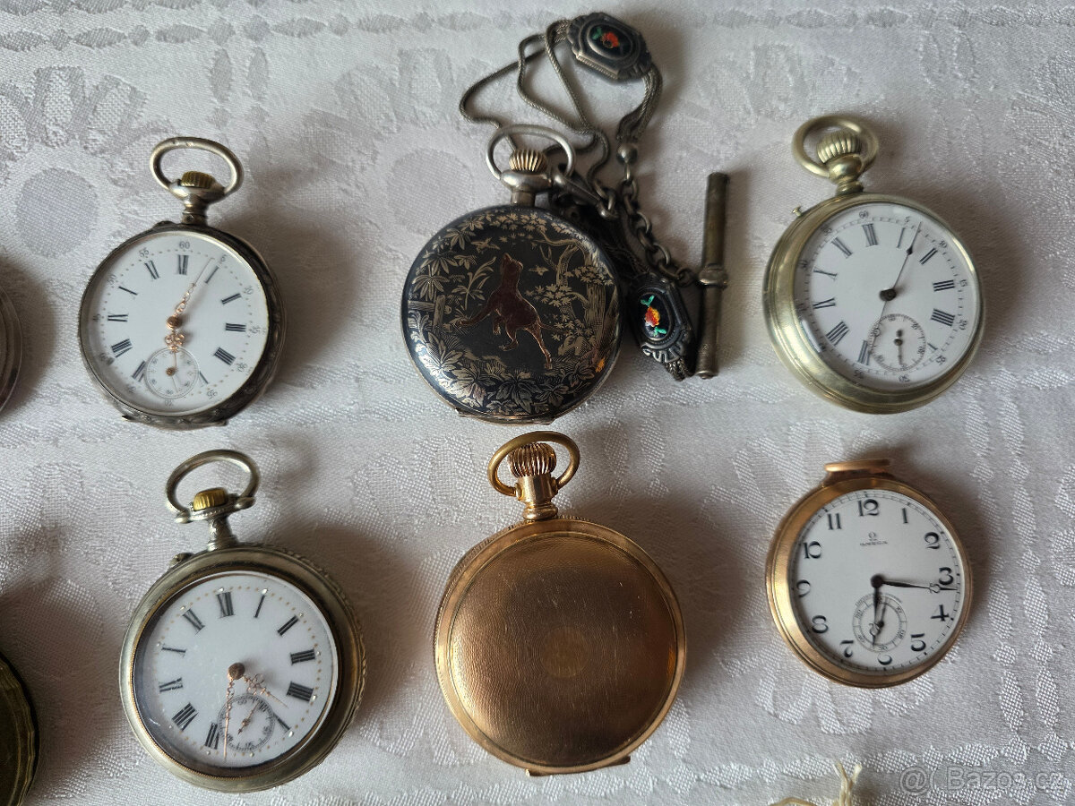 Staré kapesní hodinky. - 6