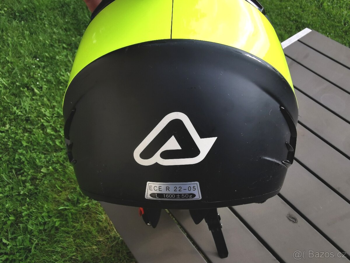 helma Acerbis, vel. L 59-60, enduro , se sluneční clonou - 6