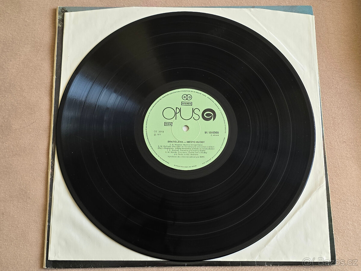 BRATISLAVA - MESTO HUDBY (LP Opus 1977) - 6