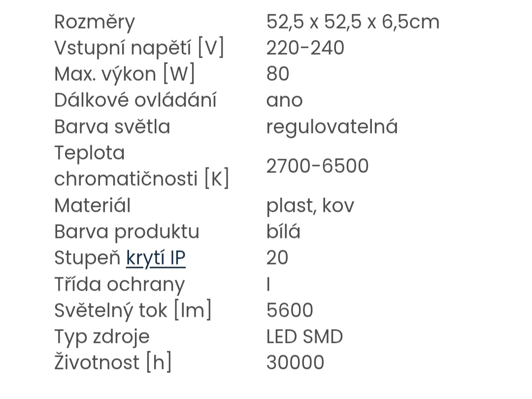 Stropní svítidlo led - 6