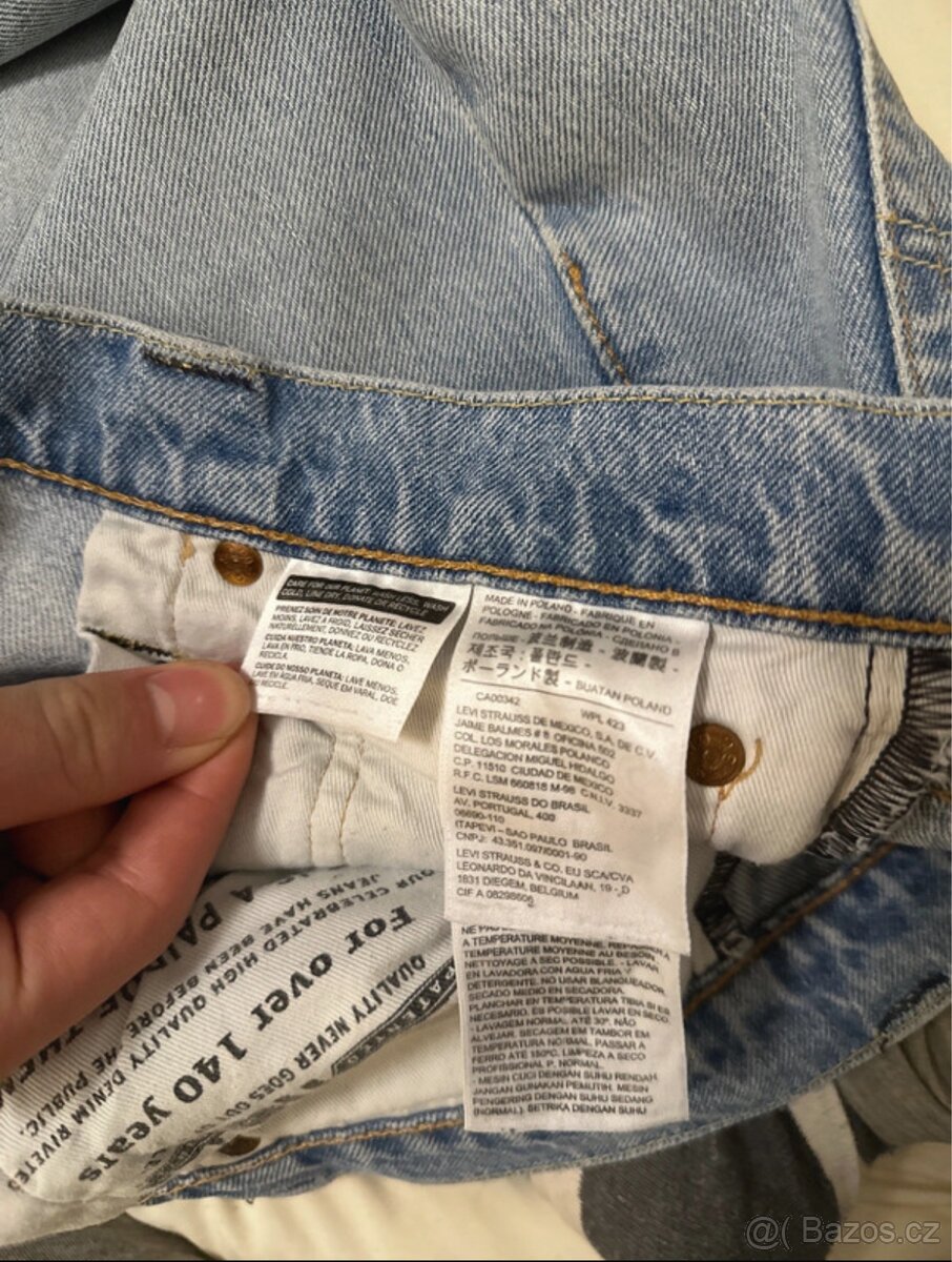 Světle modré džíny Levi’s - 6