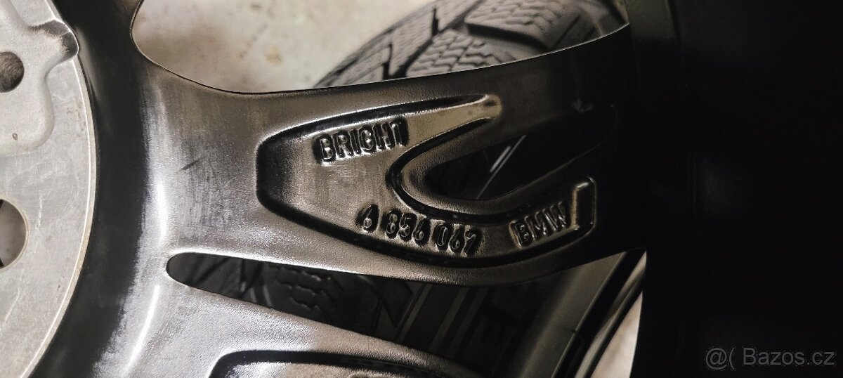 Bmw X1:F48, 18' alu disky,černé, zimní set, tpms - 6