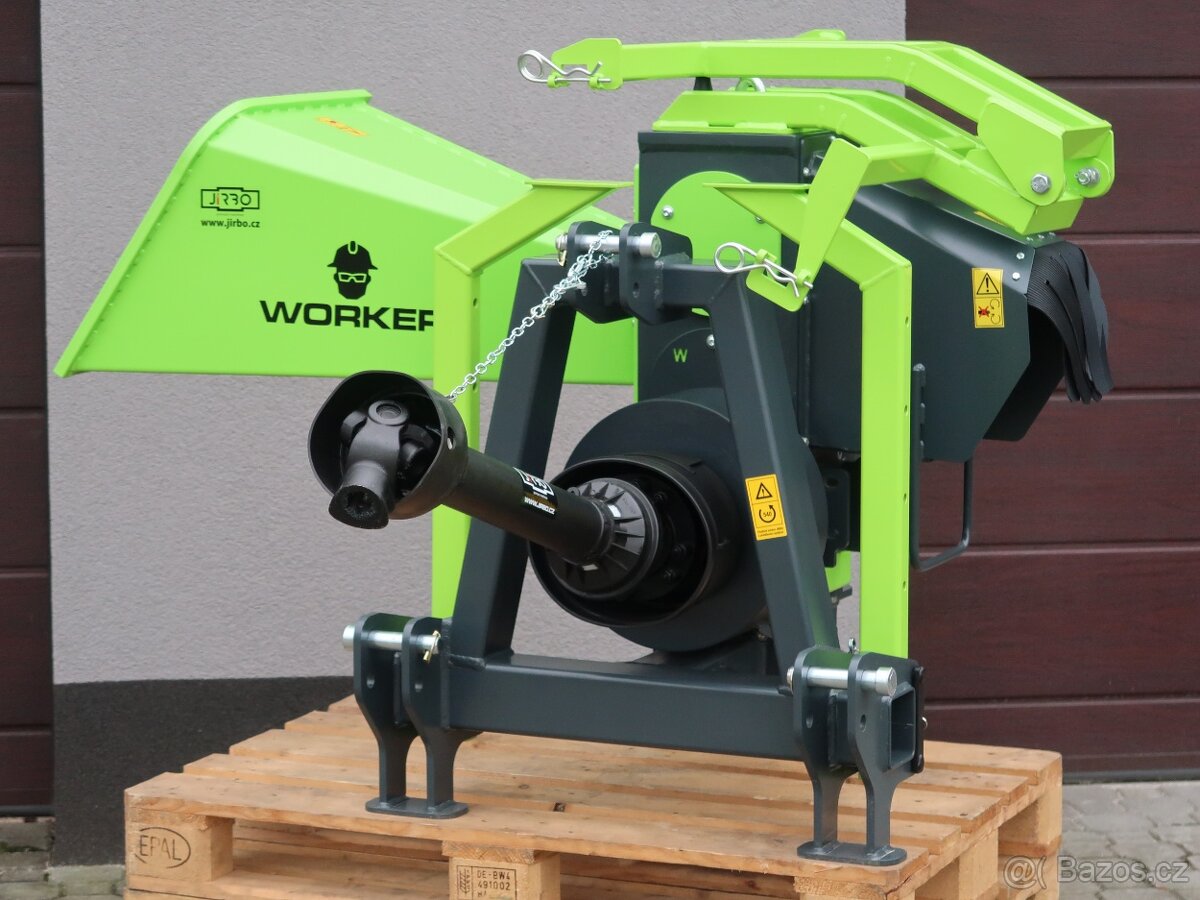 Štěpkovač špalíkovač za traktor do120mm BIG BAG - 6