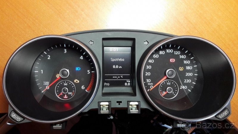 Budíky Golf 6 5K0920873D plně grafický maxidot VDO/MM5/MM7 - 6