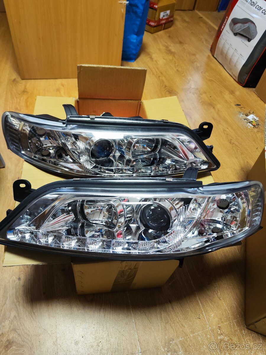 Přední světla OPEL VECTRA B 95-98- CHROM - 6