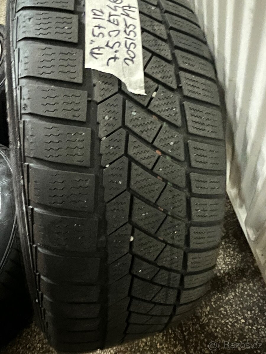 Alu kola 5x112 r17 Rial -TPMS - zimní - 6