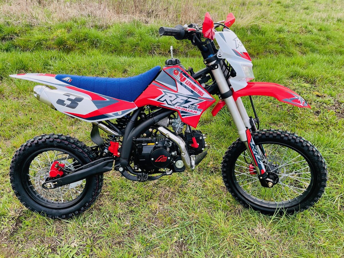 Pitbike Leramotors Jaguar 125ccm, kola 17/14, red - 6