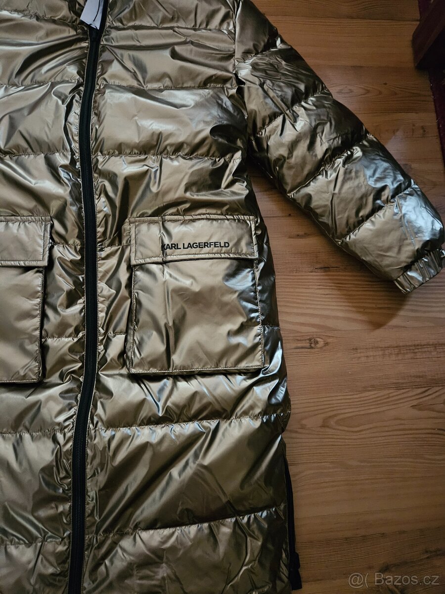 Karl Lagerfeld zimní oboustranný kabát vel.174 sedne na vel. - 6