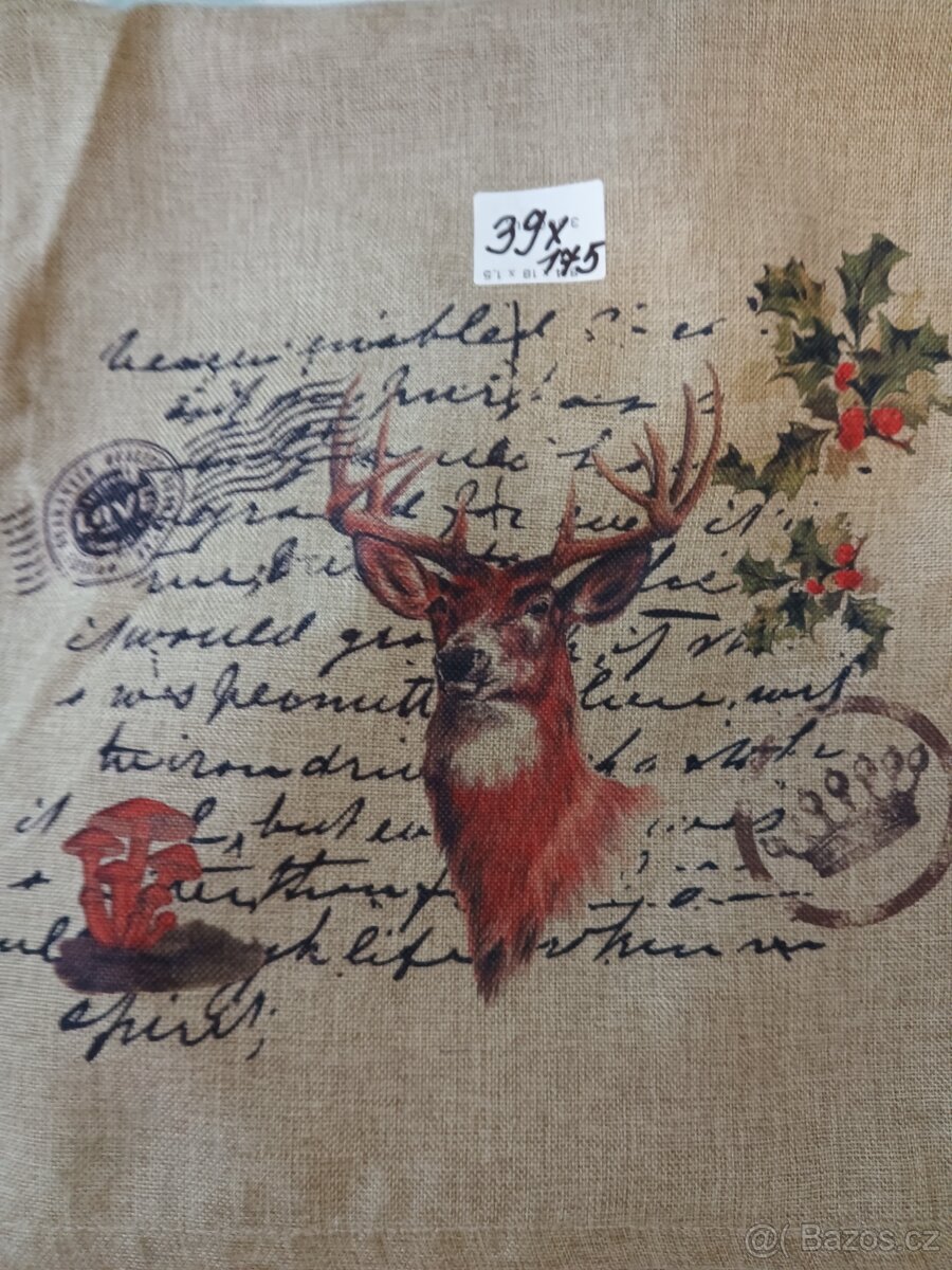 Gobelínový vánoční + myslivecký ubrus vánoční - 6