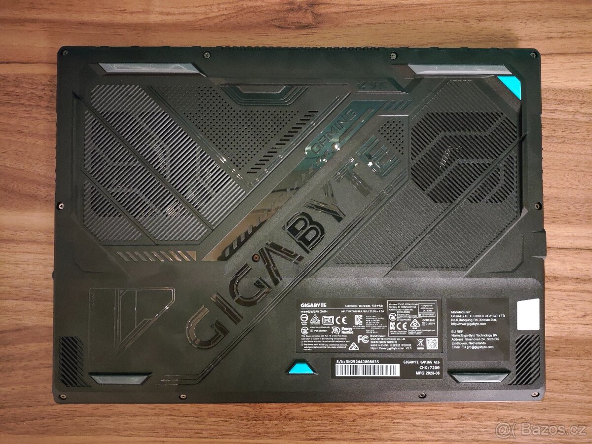 Gigabyte A16 i7 RTX4050 16GB 512GB - 6