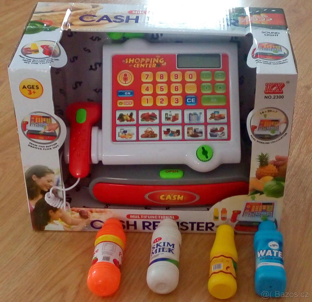 Hračky zajíček,panenky a pokladna - 6