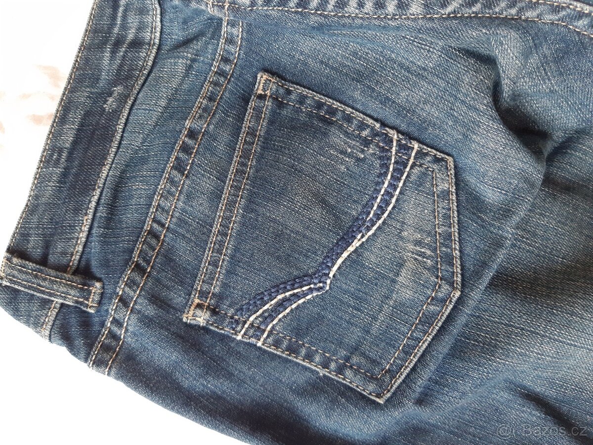 7/8 džíny Promod vel cca 38 - 6