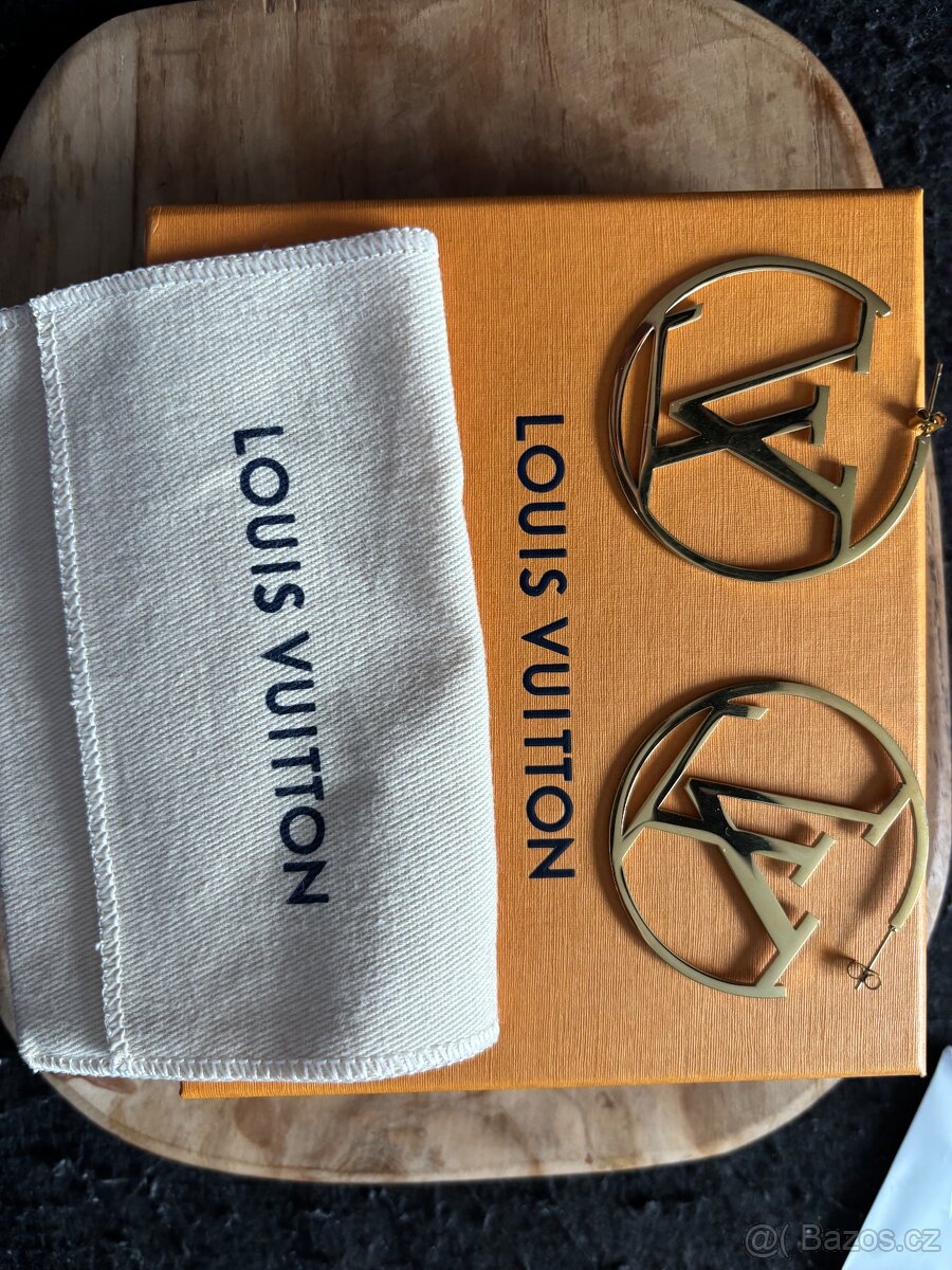 Zlaté náušnice Louis Vuitton - 6