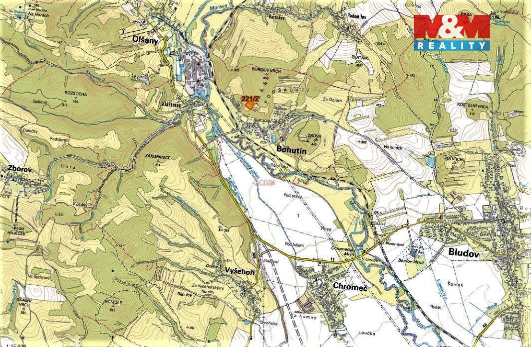 Prodej louky, 7386 m², Bohutín nad Moravou - 6