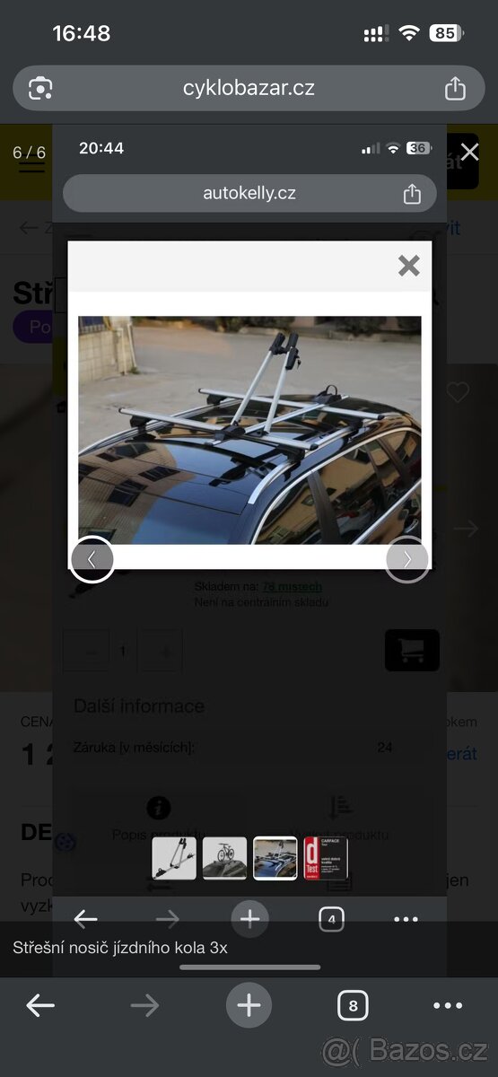 Střešní nosič na kola - 6