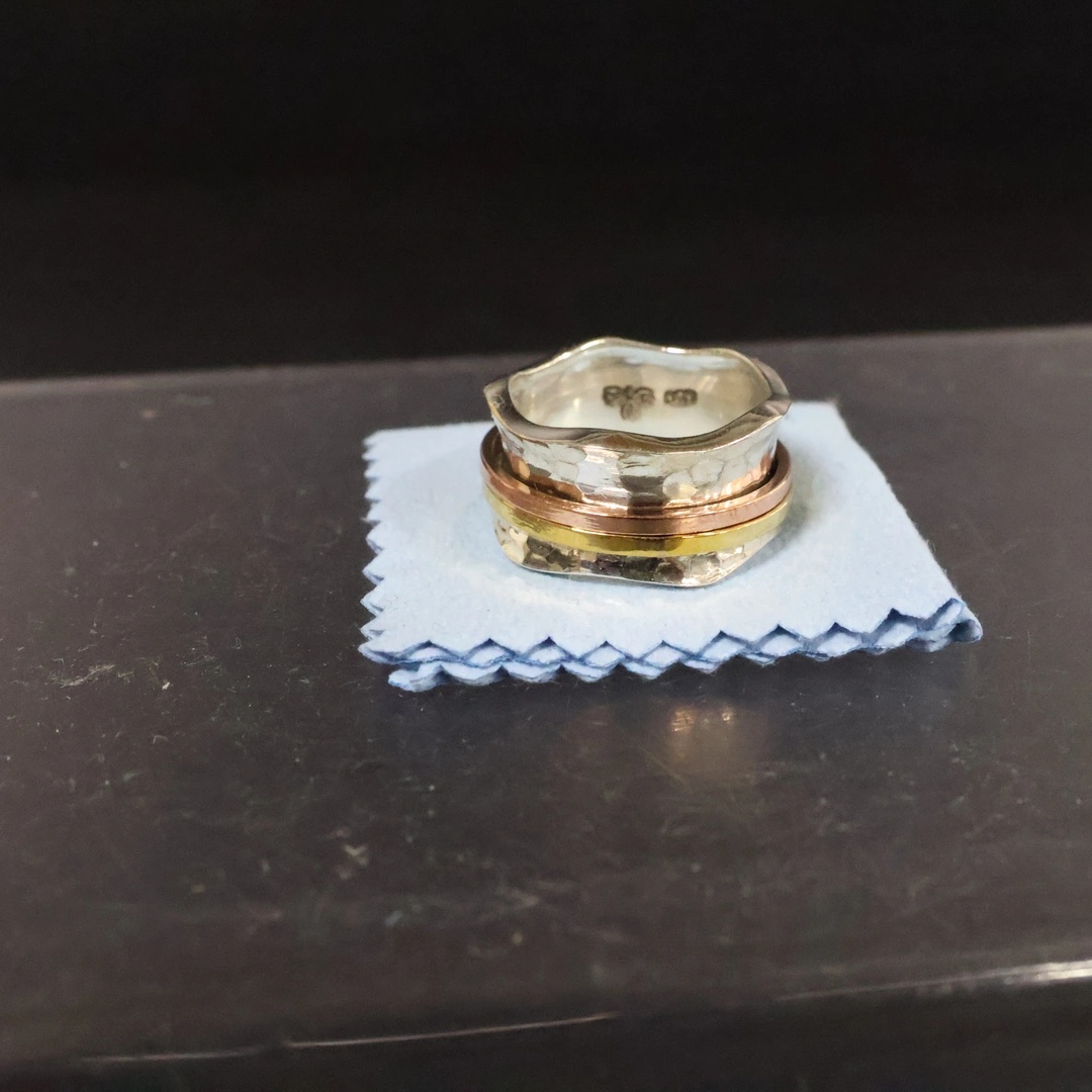 Stříbrný prsten Energy Stone nový - 6