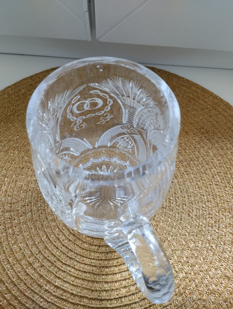 Retro broušený půllitr - 6