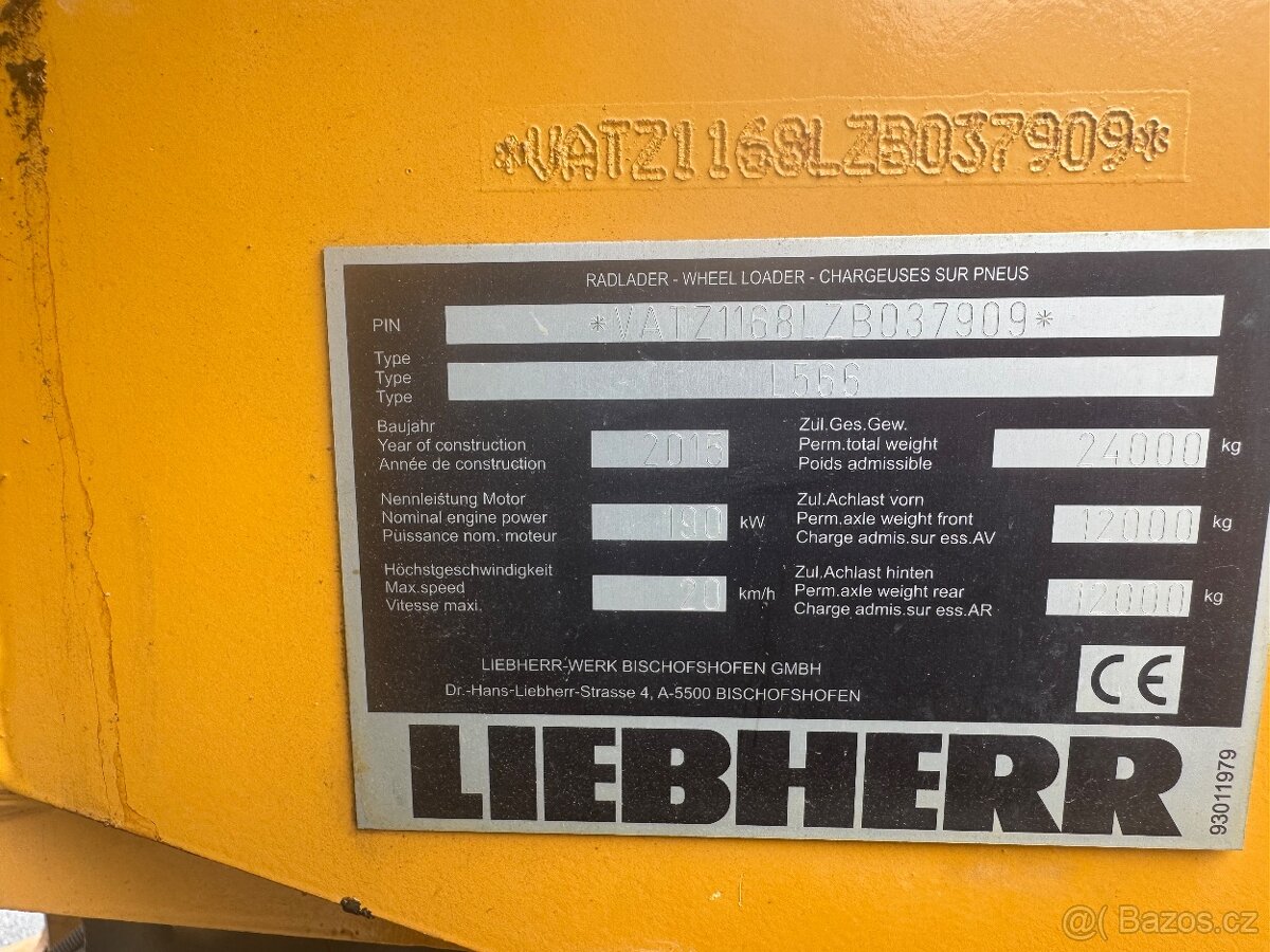 Kolový nakladač Liebherr 566 rok 15 a 8700 mth TOP - 6