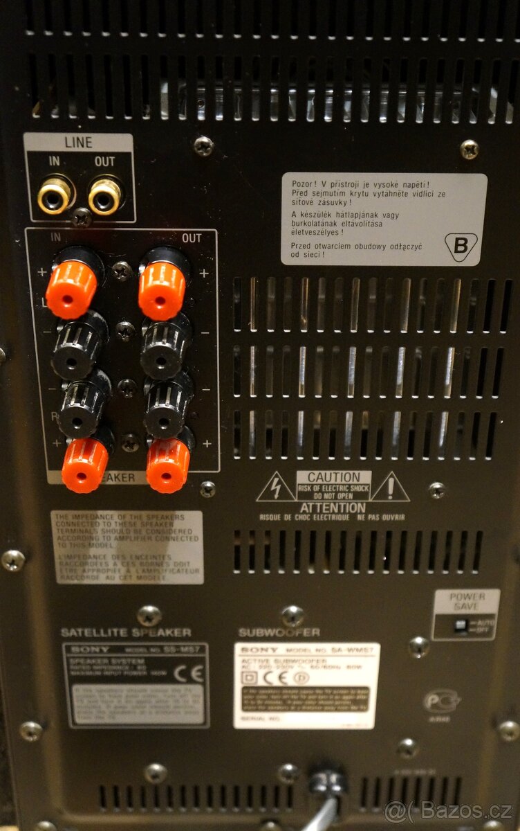 SONY PASCAL SS-MS7, 5 x 140 W + 2XSUB. 5.1 - 6